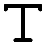 Text SVG Icon